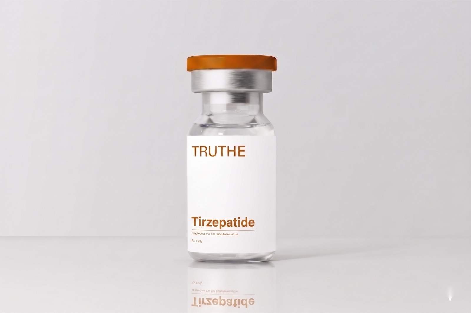 A TRUTHE vial labeled Tirzepatide